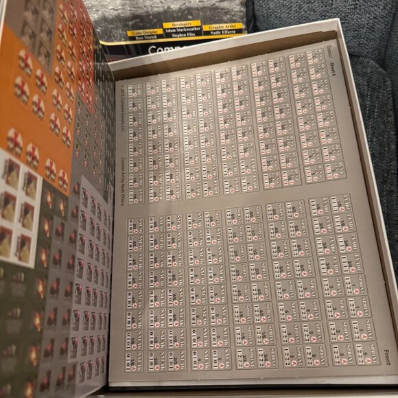 Combat! Volume 1 (open, unpunched, cards in factory seal) Compass Games - Picture 11 of 12